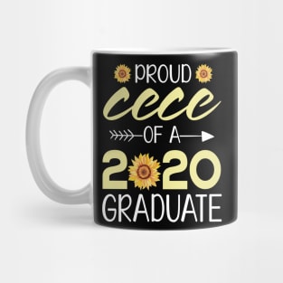 Sunflowers Proud Cece Of A 2020 Graduate Senior Student Happy Class Of School Last Day Of School Mug